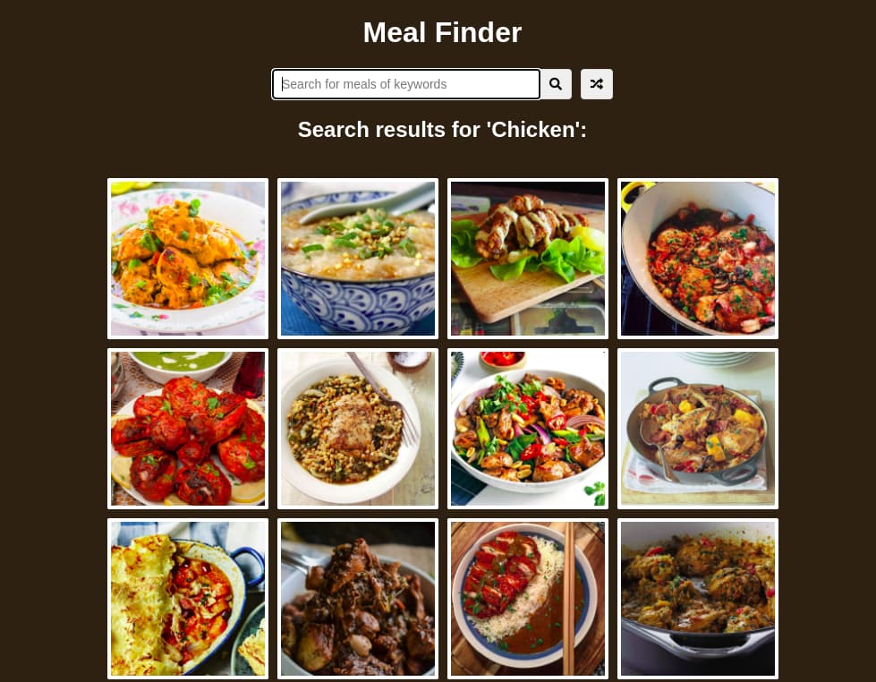 Meal Finder