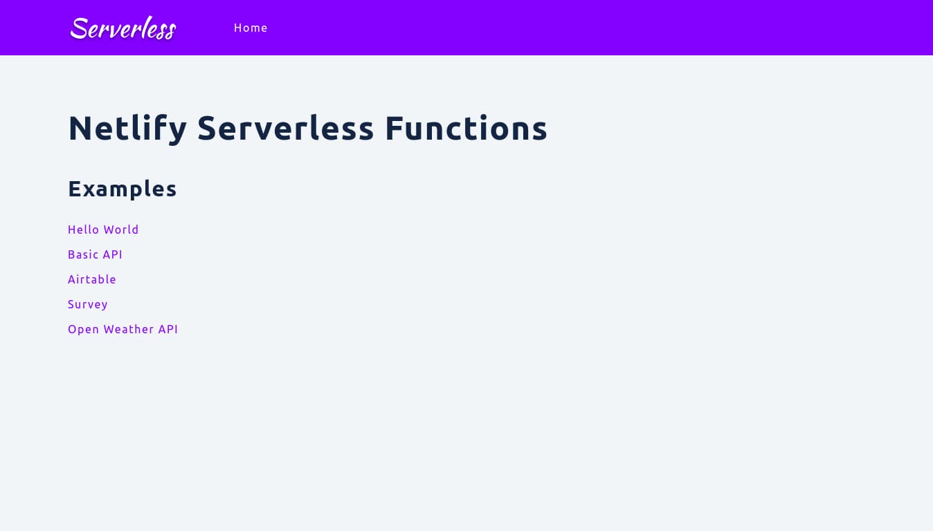 Serverless Functions with Vanilla JS